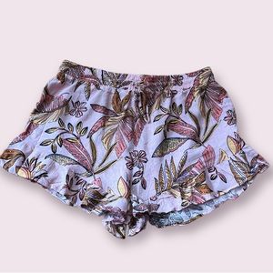 Wild Fabel by Target Floral Ruffle Shorts sz XXL